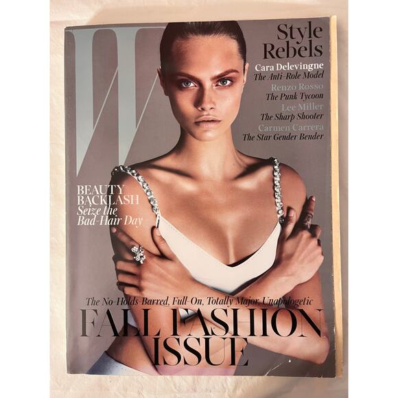 W Magazine September 2013 - Fall Fashion Issue - Cara Delevingne - Picture 2 of 16